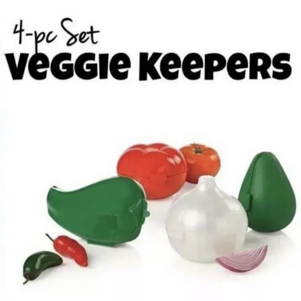 Tupperware 4pc Veggie Keeper
